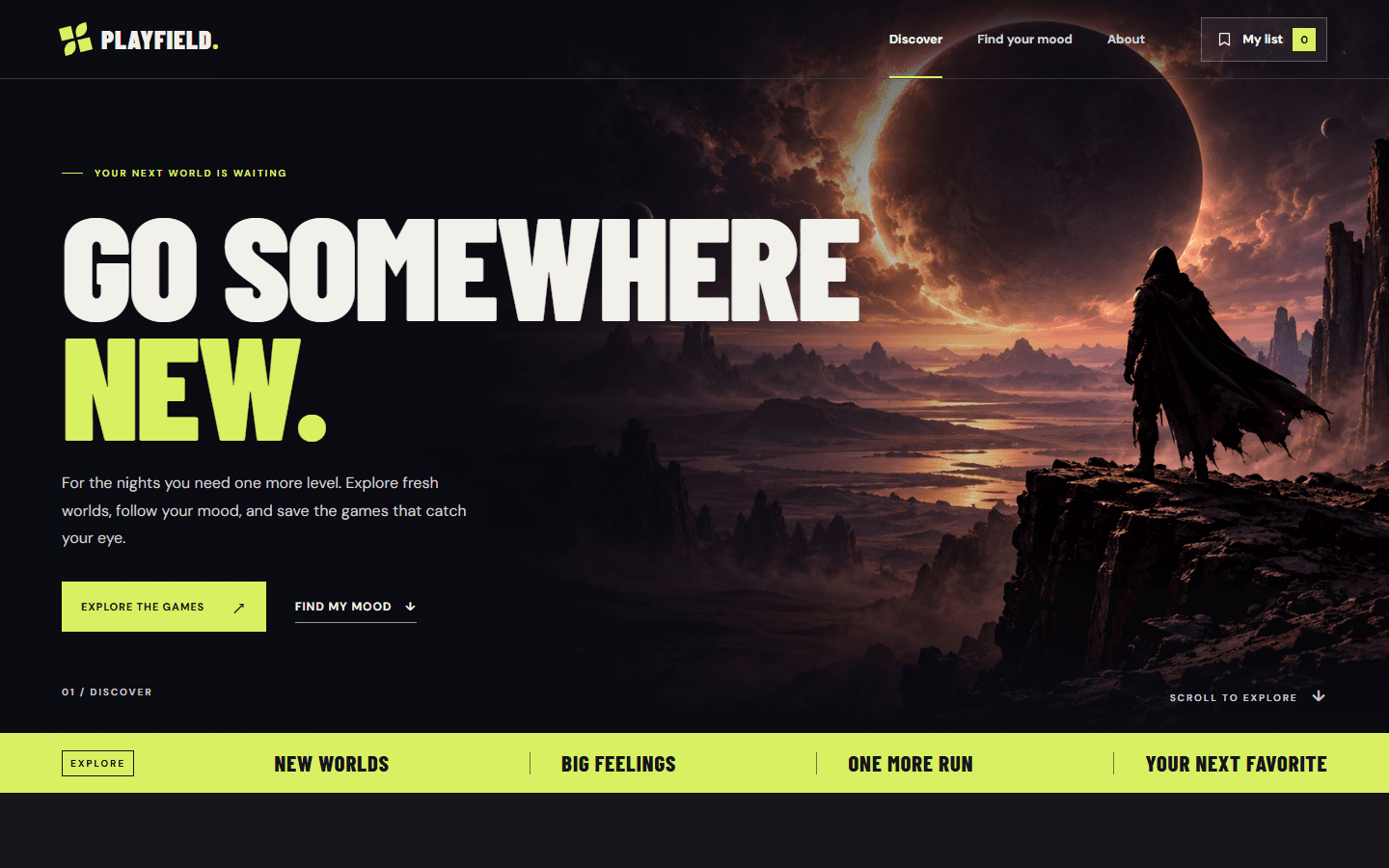 Playfield video games theme preview