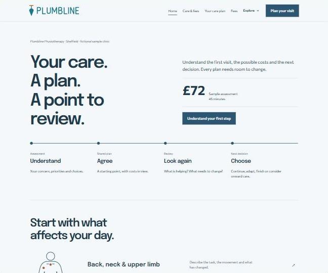Plumbline Version 2 design preview