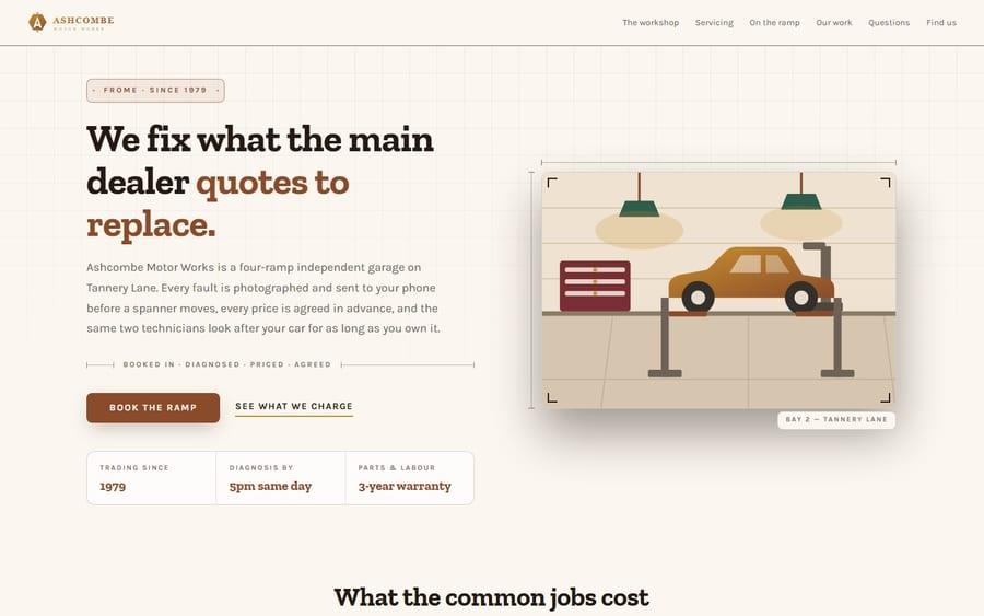 Coachwork website preview
