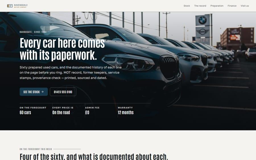 Forecourt website preview
