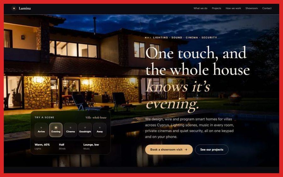 Lumina website preview