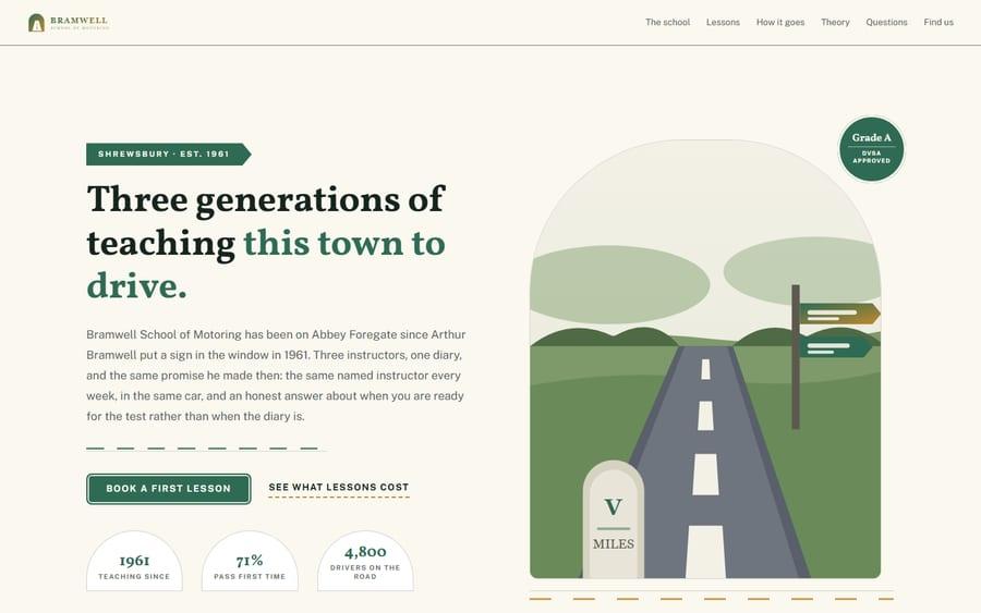 Milestone website preview