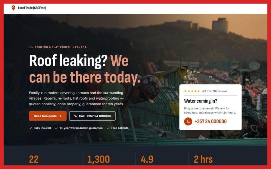 Local Trade (SEOFast) website preview
