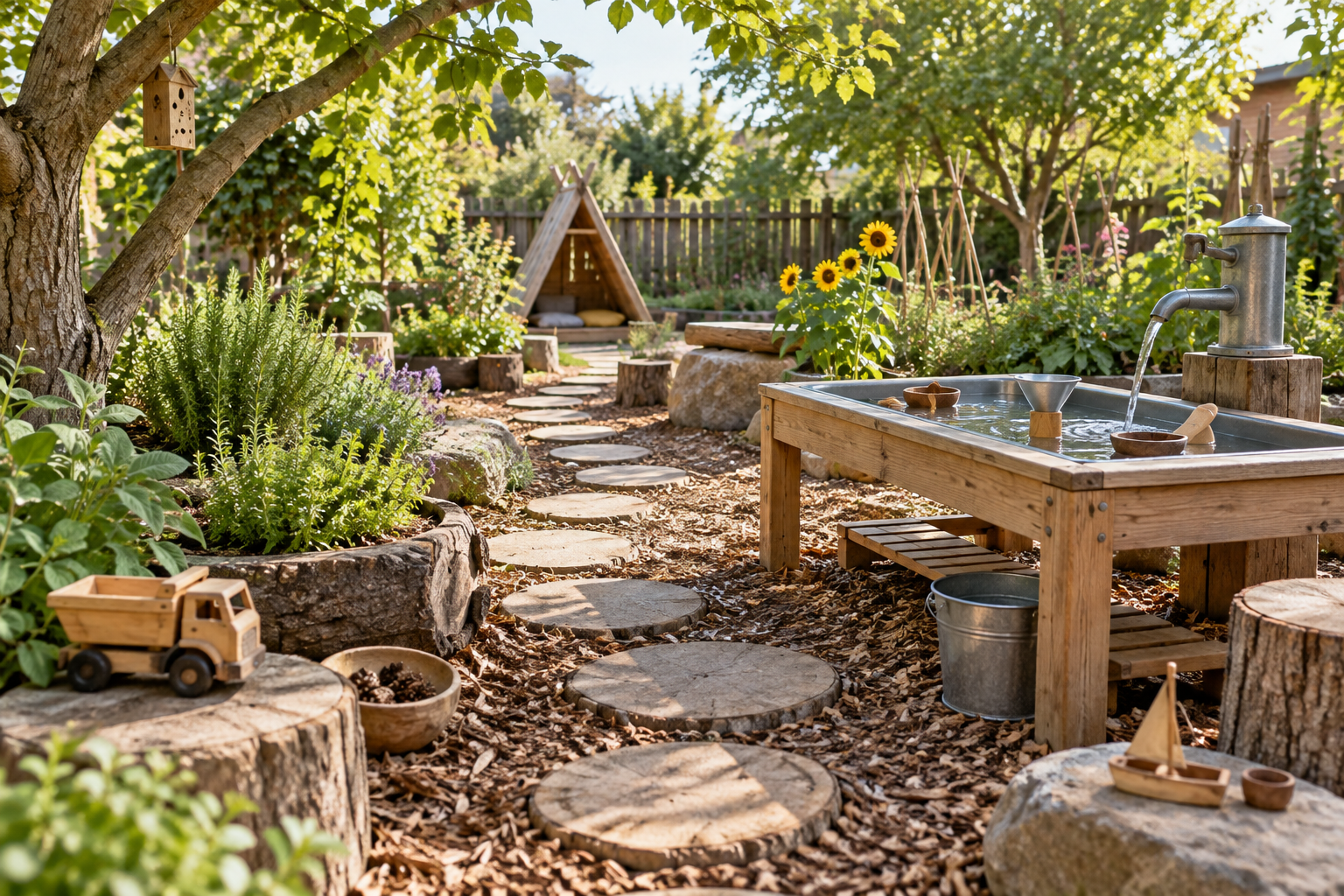 A sample image of an outdoor play garden