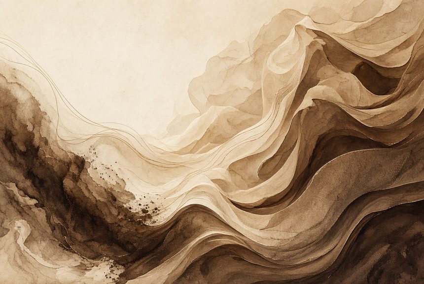 Ink wash illustration