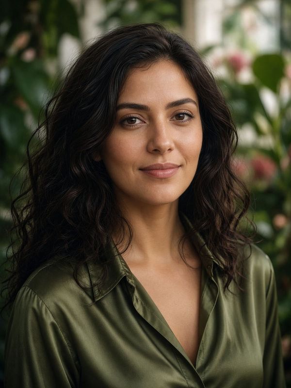 Portrait of Leila Haddad, English and writing tutor.