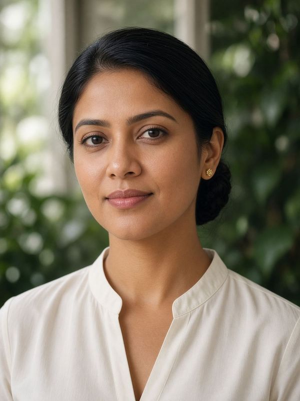 Portrait of Priya Shah, test strategy tutor.